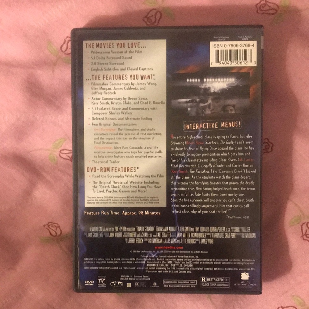 Final Destination DVD - Picture 2 of 4